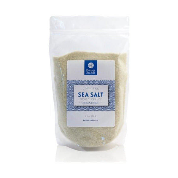 Fine Gray Sea Salt - 2 lb - Brittany Sea Salt