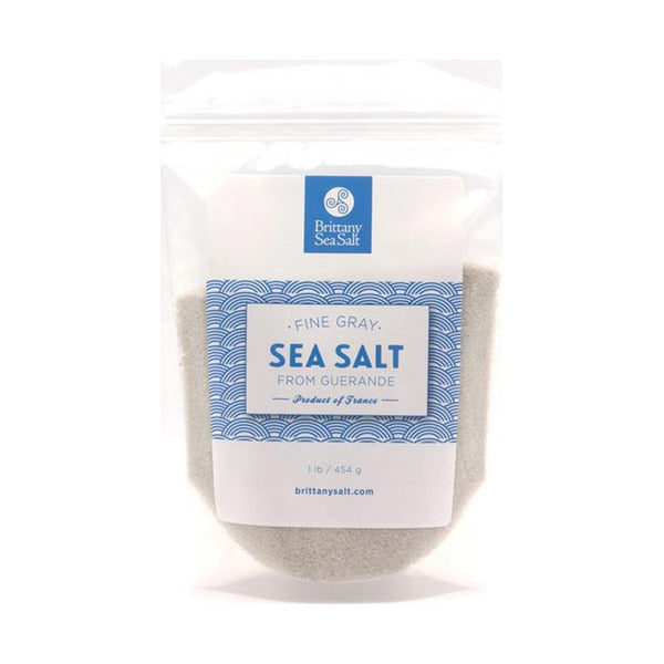 Fine Gray Sea Salt - 1 lb - Brittany Sea Salt