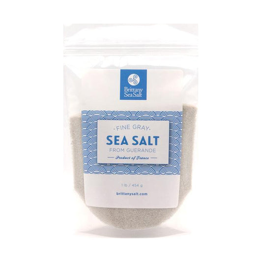 Fine Gray Sea Salt - 1 lb - Brittany Sea Salt