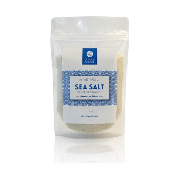 Fine Gray Sea Salt - 1 lb - Brittany Sea Salt