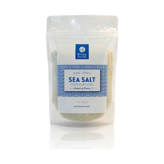Fine Gray Sea Salt - 1 lb - Brittany Sea Salt