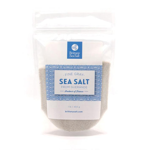 Fine Gray Sea Salt - 1 lb - Brittany Sea Salt